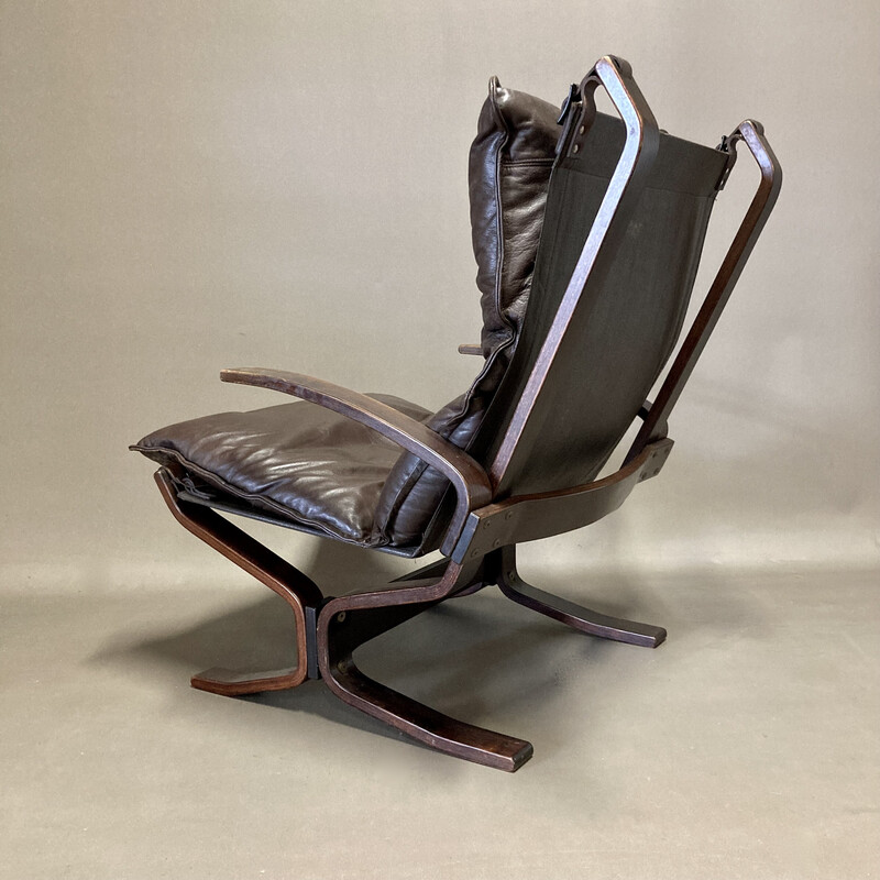 Vintage leather armchair, 1950