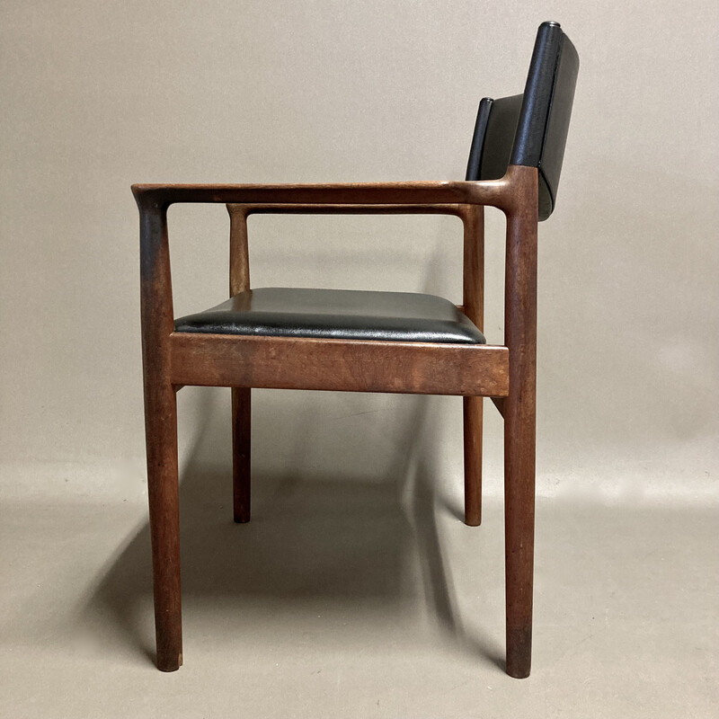Vintage "Erika" teak armchairs by Erik Worts for Vamo Sonderborg, 1960