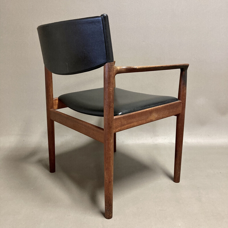 Vintage "Erika" teakhouten fauteuils van Erik Worts voor Vamo Sonderborg, 1960.