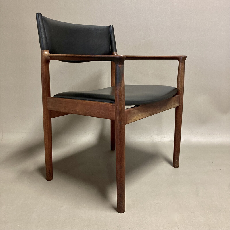Vintage "Erika" teak armchairs by Erik Worts for Vamo Sonderborg, 1960