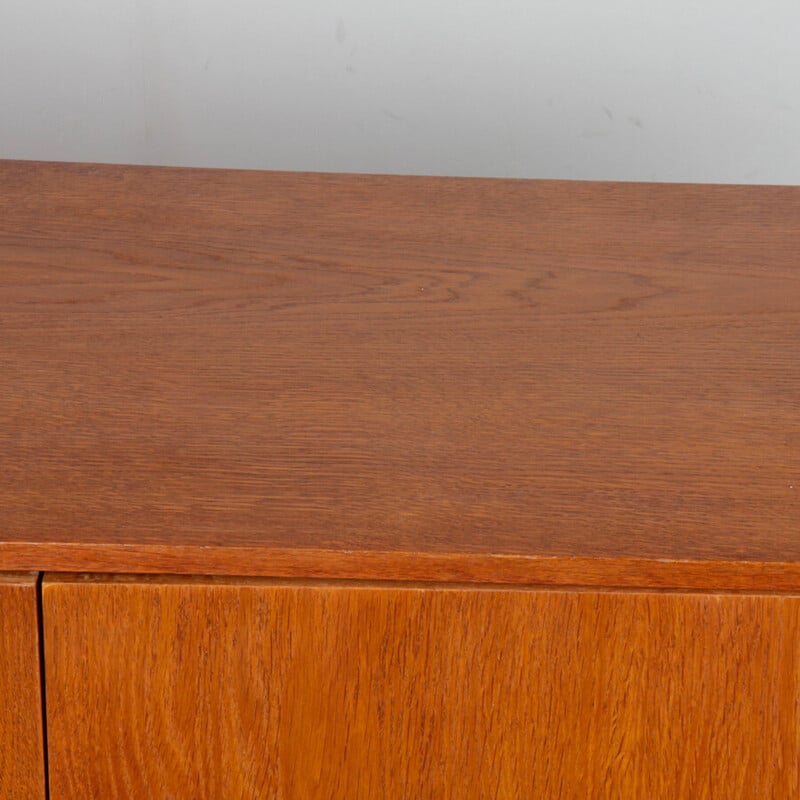 Vintage sideboard model U-460 in oak by Jiri Jiroutek for Interier Praha, Czechoslovakia 1960