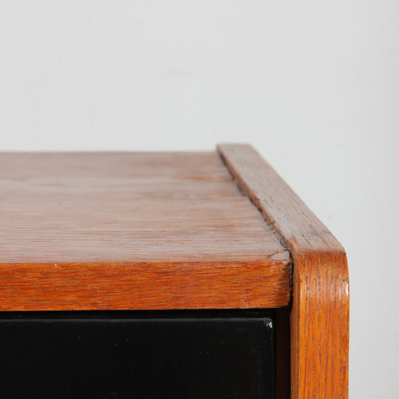 Vintage sideboard model U-460 in oak by Jiri Jiroutek for Interier Praha, Czechoslovakia 1960