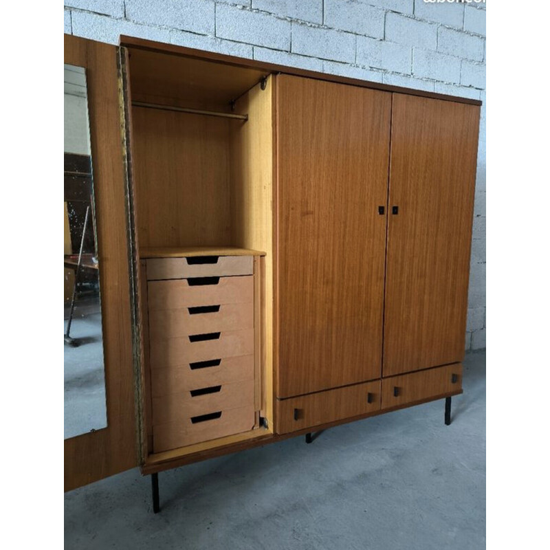 Vintage teak wardrobe