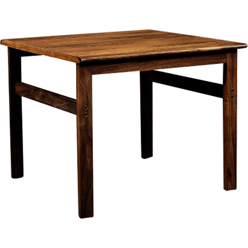 Table basse vintage en palissandre Capella par Illum Wikkelsø pour Niels Eilersen, Danemark 1960