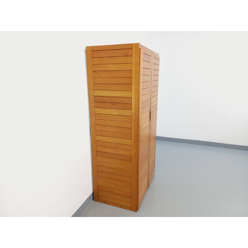 Vintage ash wood dressing cabinet for La Station de Montagne Les Arcs, 1970