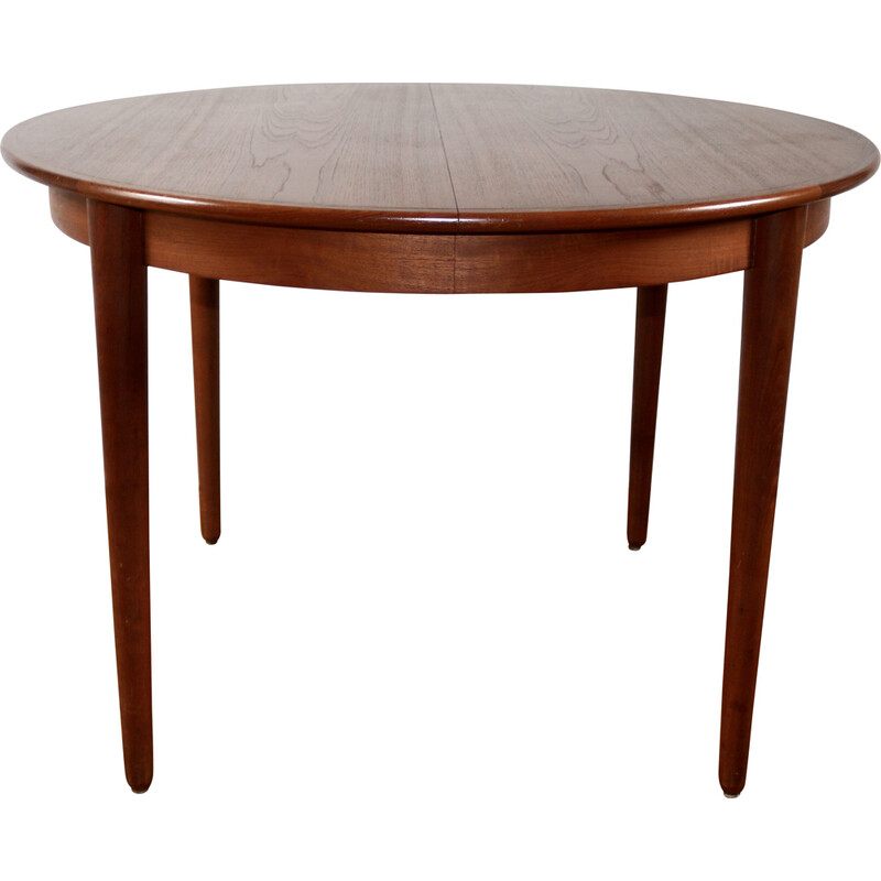 Table vintage en teck avec 2 rallonges par Hovmand Olsen pour Mse Mobler, 1960