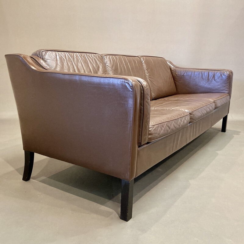 Vintage 3-Sitzer-Sofa aus Leder, 1960
