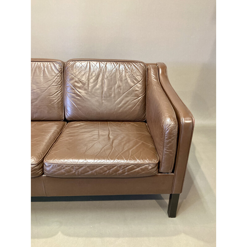 Vintage 3-Sitzer-Sofa aus Leder, 1960