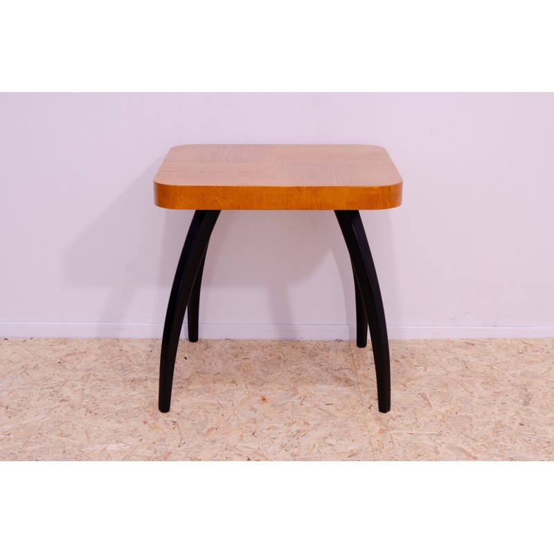 Vintage Spider H 259 coffee table in beech wood by Jindřich Halabala, 1930