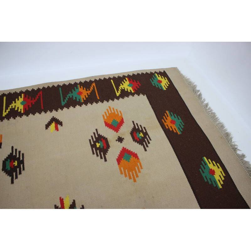 Vintage Kilim wool rug, 1960