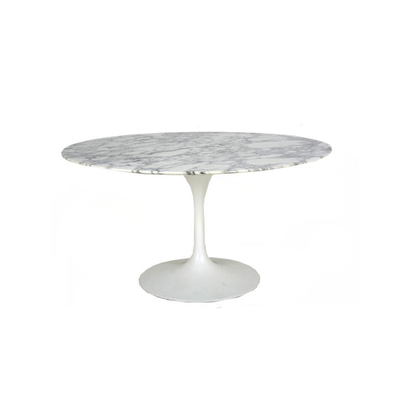 White dining table by Eero Saarinen for Knoll International - 1960s