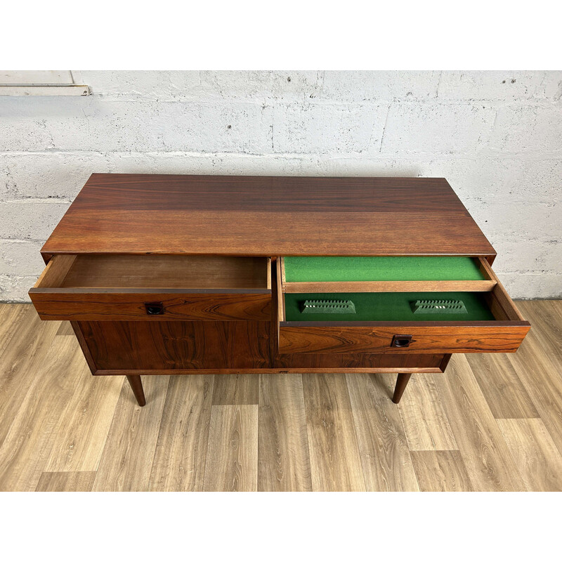 Vintage rosewood sideboard by Brouer, Denmark 1960