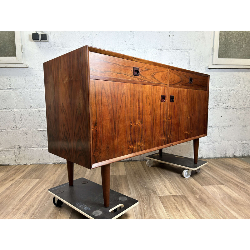 Vintage rosewood sideboard by Brouer, Denmark 1960