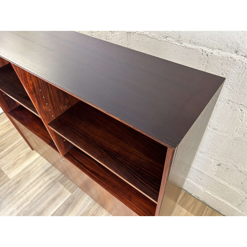 Vintage rosewood bookcase by Brouer, Denmark 1960