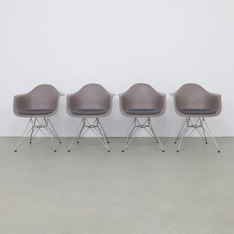 Set of 4 vintage dining chairs by Charles and Ray Eames for Vitra, 2013