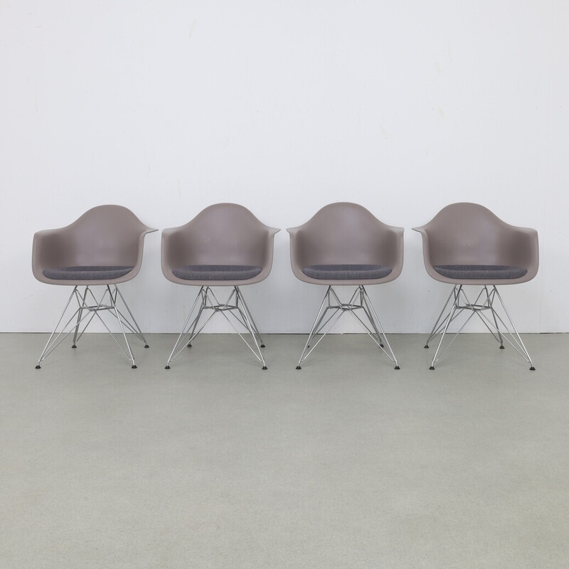 Set of 4 vintage dining chairs by Charles and Ray Eames for Vitra, 2013