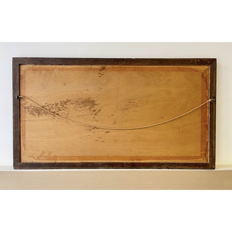 Image of 3 vintage fish in solid wood, 1970