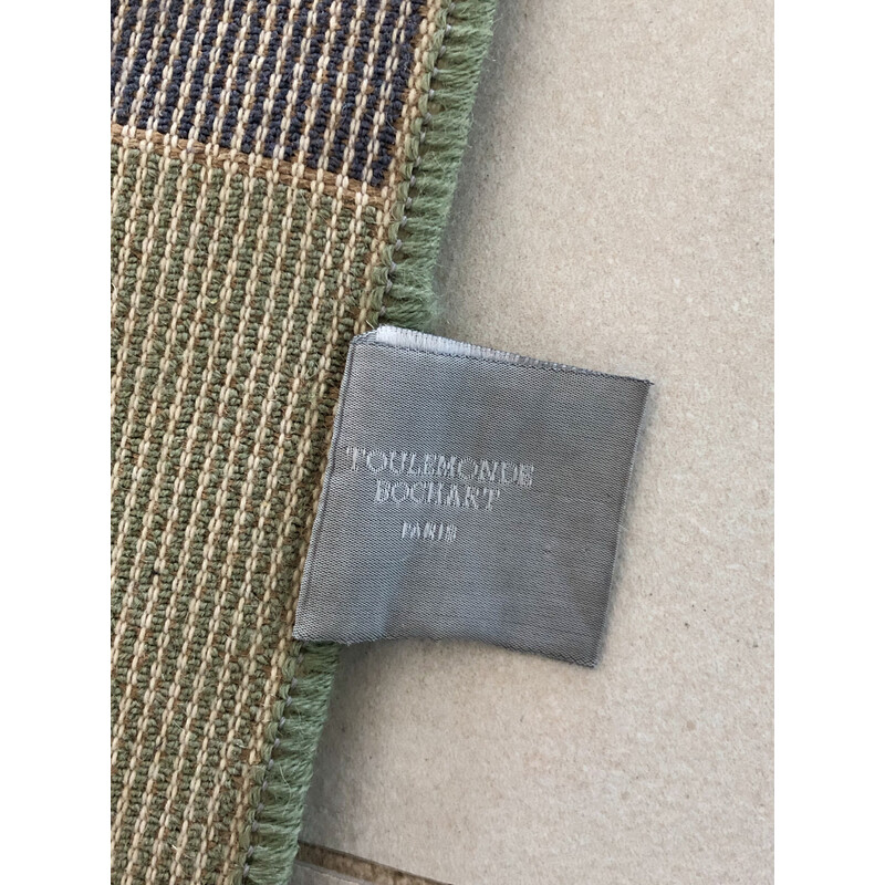Tapete de lã vintage "Menos é mais" de Christian Duc para Toulemonde Bochart, França 1980