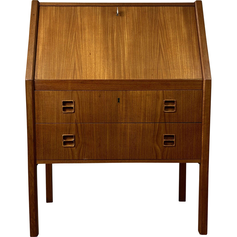 Vintage teak secretary desk, Denmark 1960