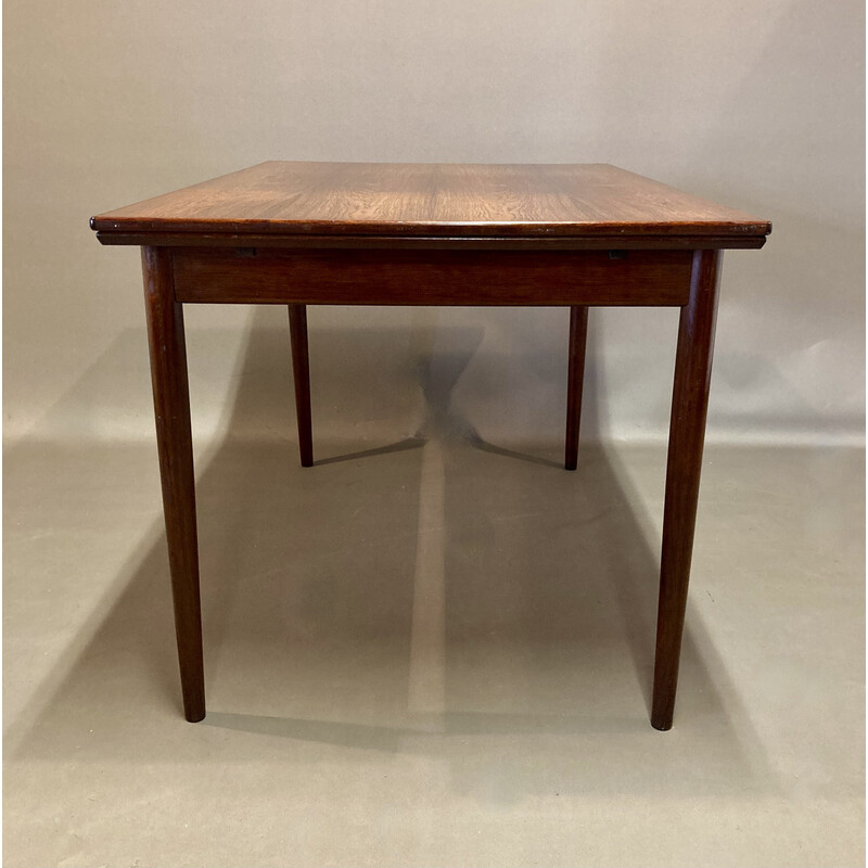 Vintage extendable rosewood high table, 1950