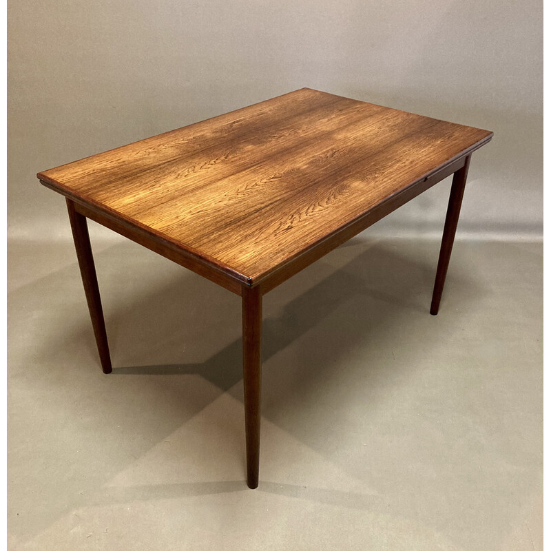 Vintage extendable rosewood high table, 1950
