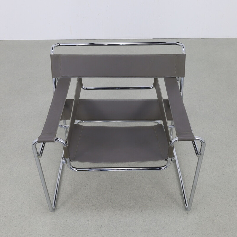 Vintage Wassily model B3 chair by Marcel Breuer, 1990