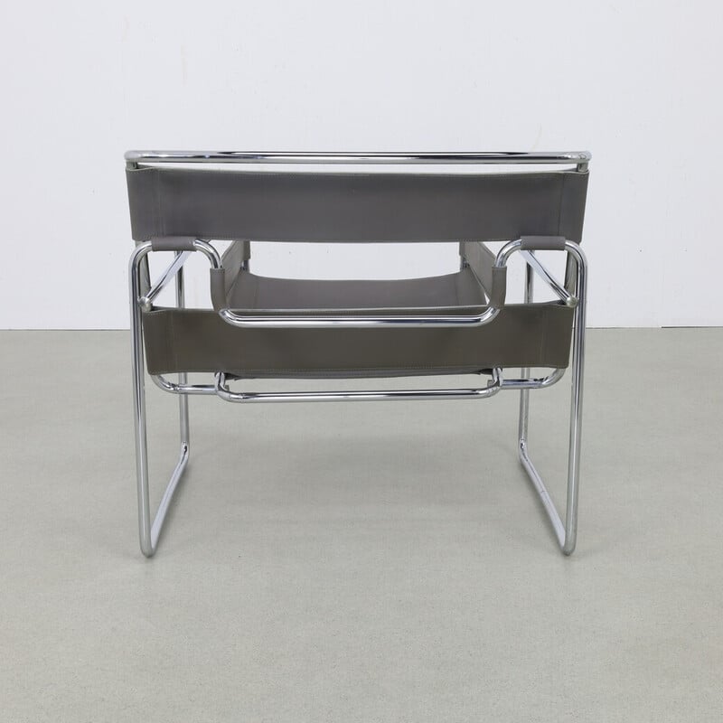 Vintage Wassily model B3 chair by Marcel Breuer, 1990