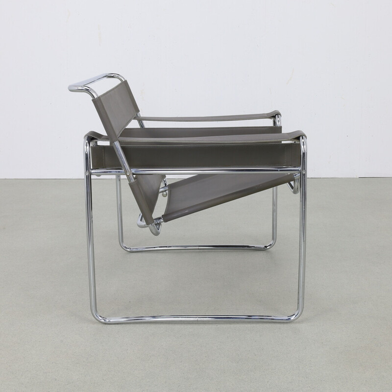 Cadeira vintage Wassily modelo B3 de Marcel Breuer, 1990