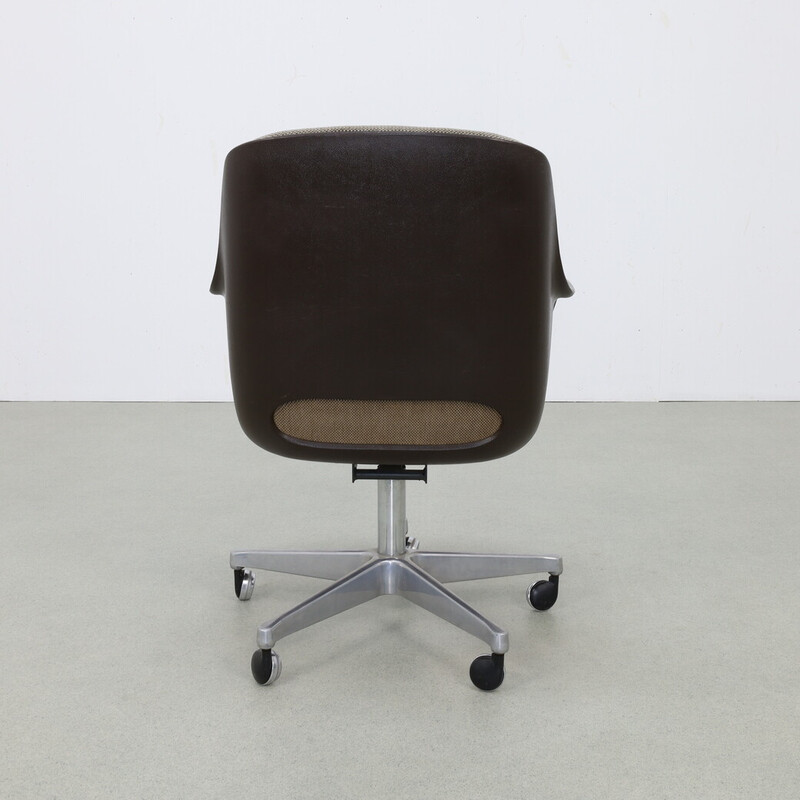 Vintage conference chair on casters for Chromcraft, 1970