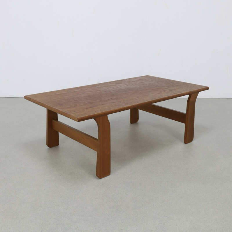 Table basse vintage en teck, 1970