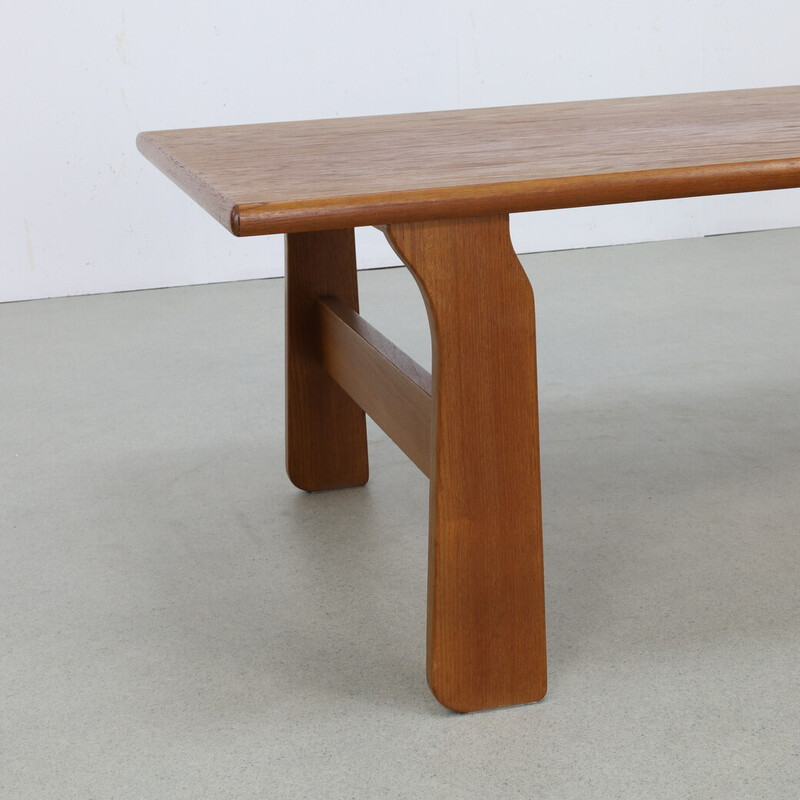 Table basse vintage en teck, 1970