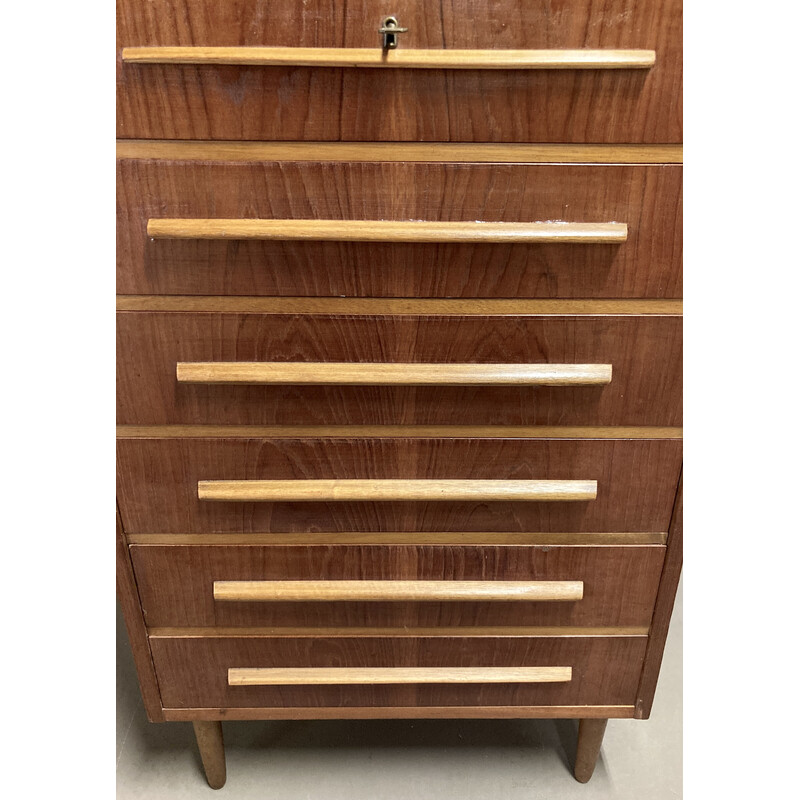 Vintage teak chest of drawers, 1950