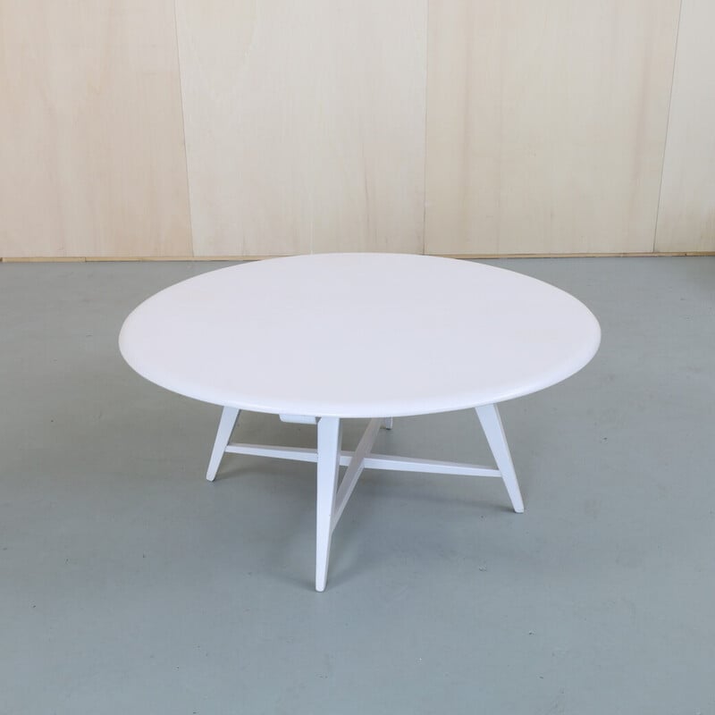 Vintage round coffee table by Bas van Pelt for Ma Maison, 1960