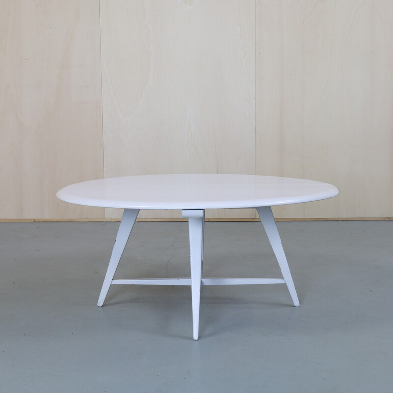 Vintage round coffee table by Bas van Pelt for Ma Maison, 1960