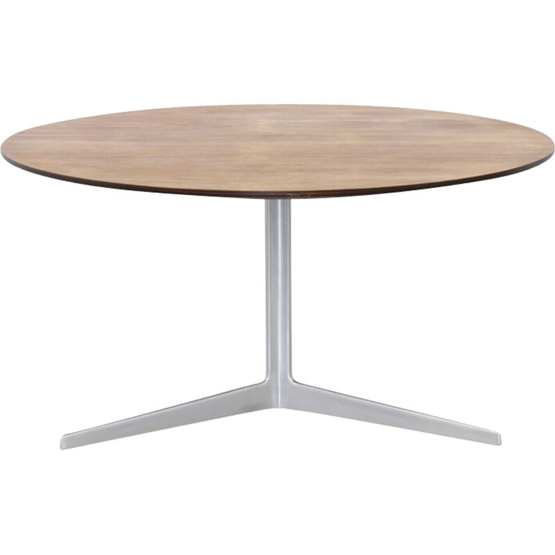 Vintage round coffee table by Arne Jacobsen for Fritz Hansen, 1960