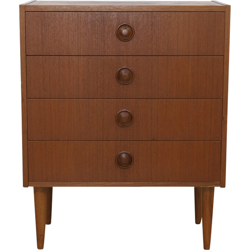 Vintage teak chest of drawers by Msi, Sweden 1960