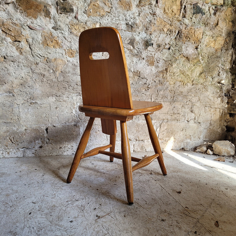 Chaises vintage en sapin par Aero Aarnio pour Lukaan Puu