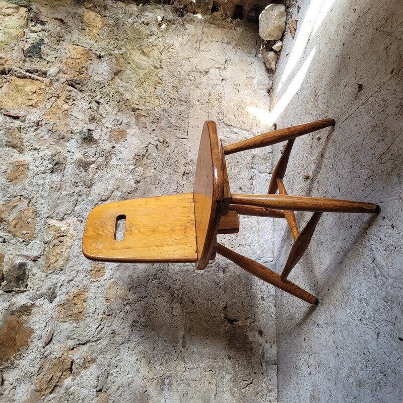 Chaises vintage en sapin par Aero Aarnio pour Lukaan Puu