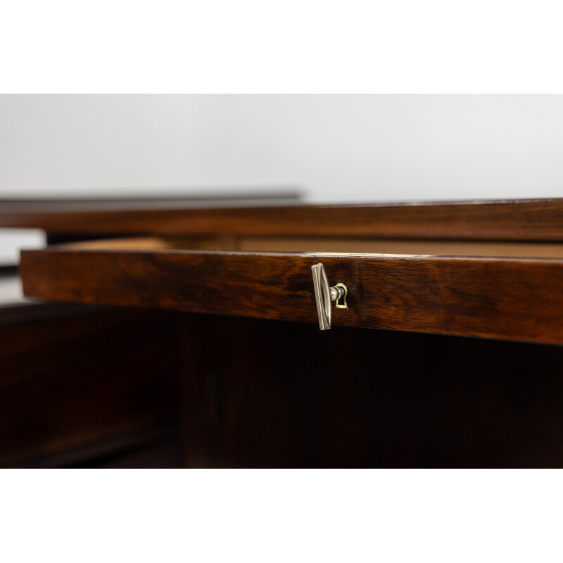 Vintage rosewood corner desk by Arne Voddern for Sibast, Denmark 1970