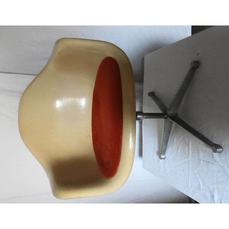 Vintage-Bürosessel aus Fiberglas von Charles und Ray Eames für Herman Miller, 1960