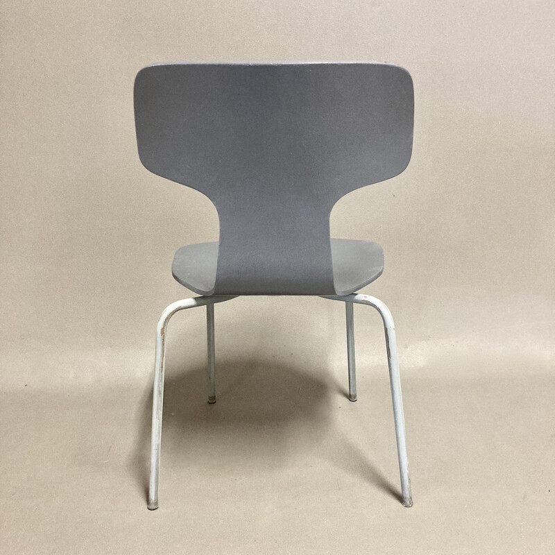 Vintage-Stühle Kindermodell aus Holz und Metall von Arne Jacobsen" für Fritz Hansen