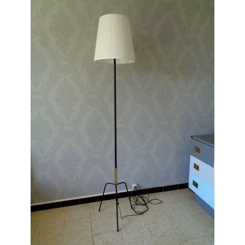 Floor lamp with tripod base - 1950s