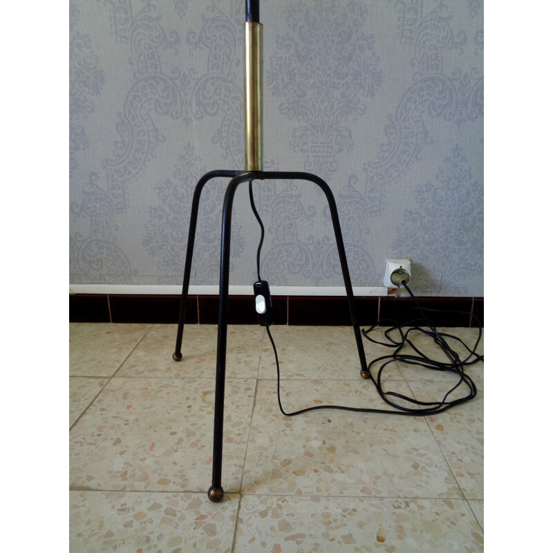 Floor lamp with tripod base - 1950s