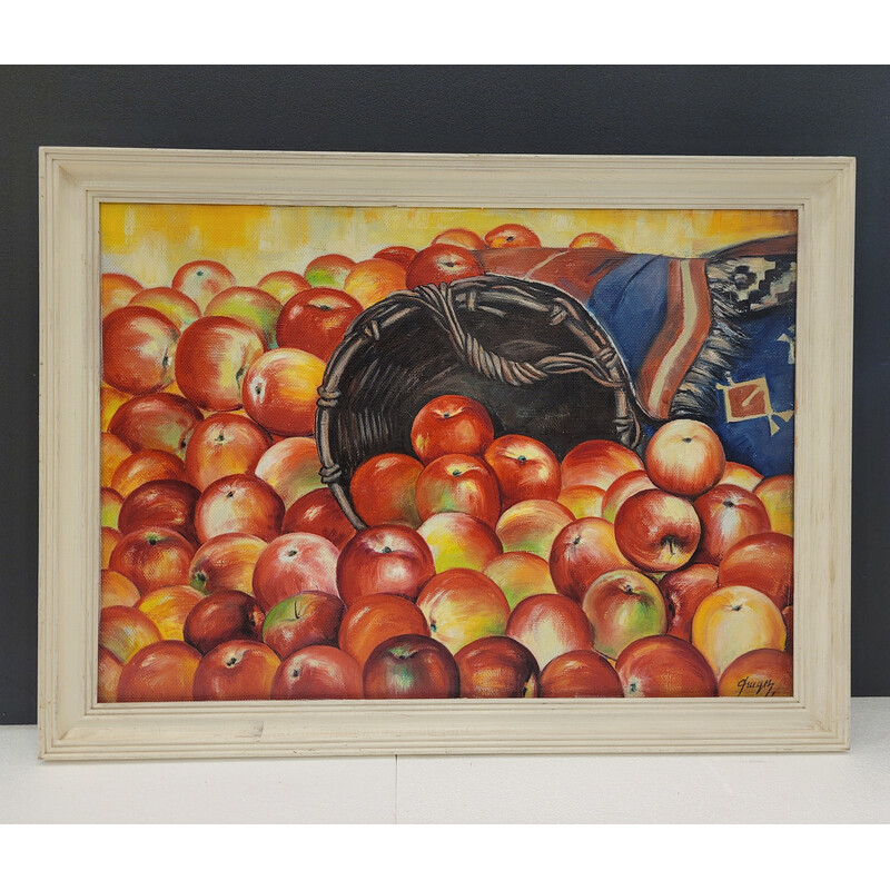 Vintage painting representing a still life by Onik Sahakian