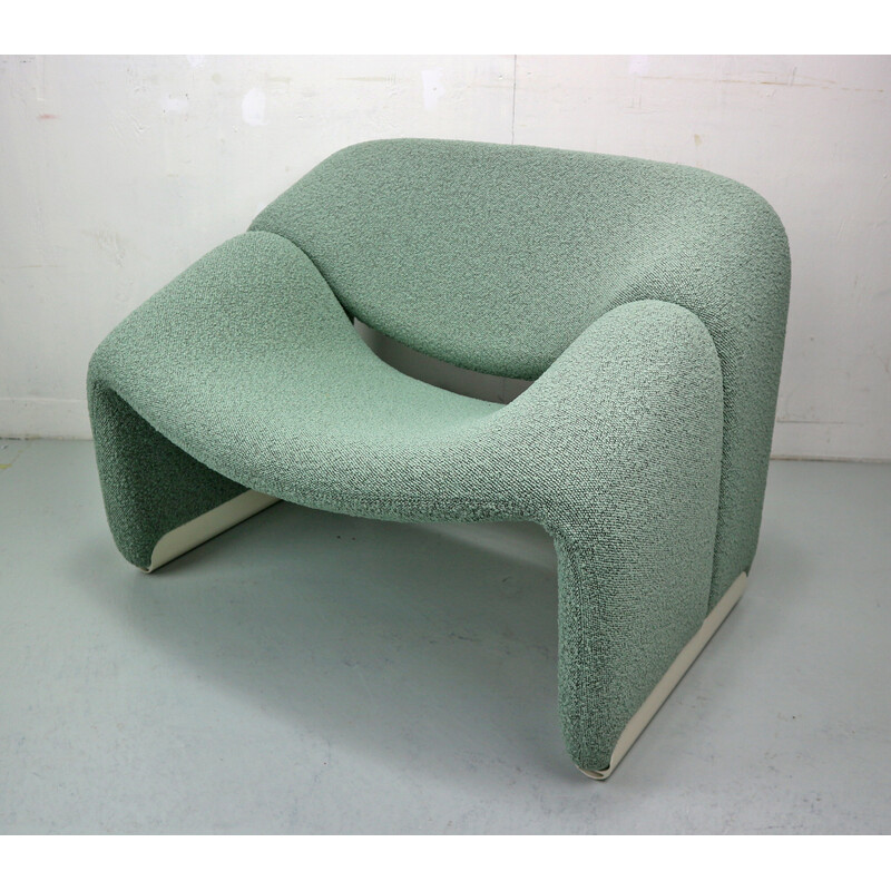 Vintage model F598 armchair in fabric by Pierre Paulin for Artifort, Netherlands 1972