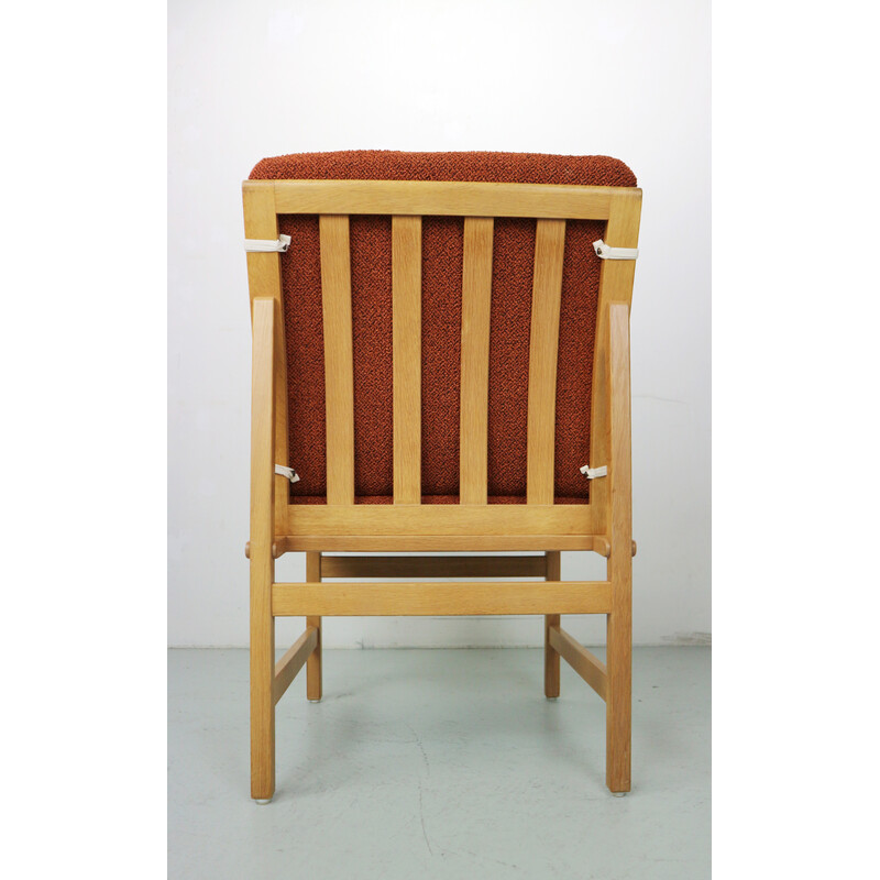 Set of 4 vintage side chairs model 3232 by Børge Mogensen for Frederica Stolefabrik, 1968