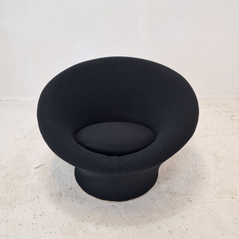 Vintage mushroom armchair in Kvadrat Tonus wool fabric by Pierre Paulin for Artifort, 1970