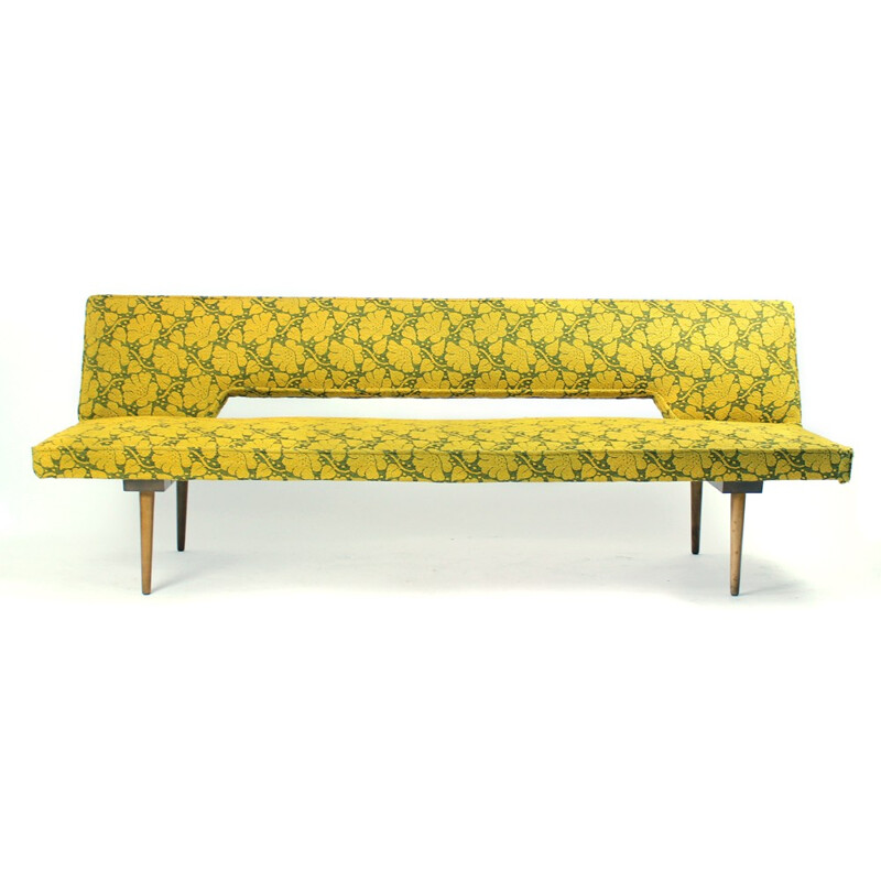 Daybed in floral pattern by Miroslav Navratil - 1960s