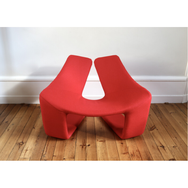 Vintage "Zen" armchair by Kwok Hoi Chan for Steiner, 1970