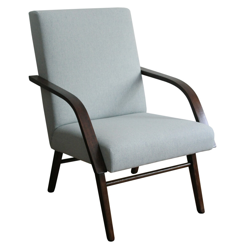 Mid-Century Armchair with a new fabric from the Kirkby Design - 1970s